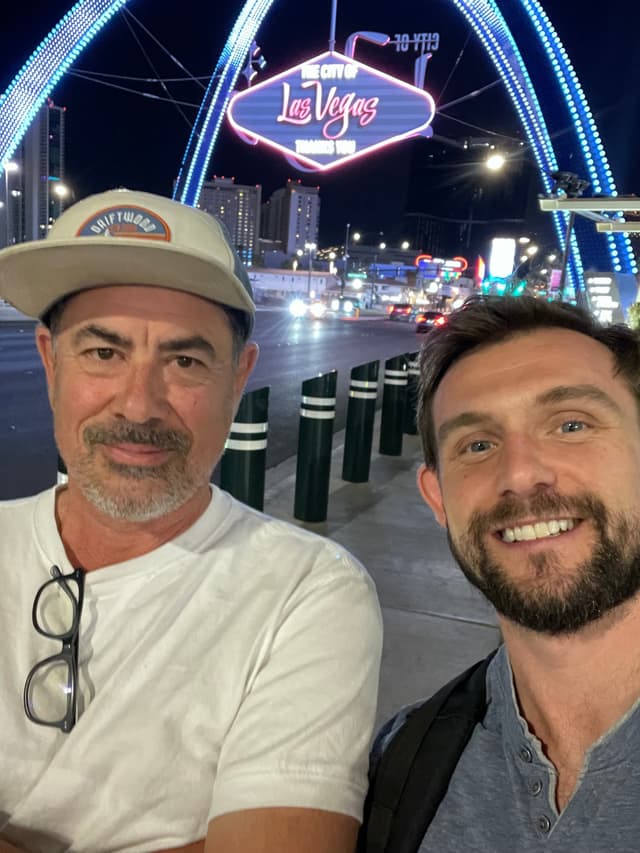 Kyle and Dave in Las Vegas