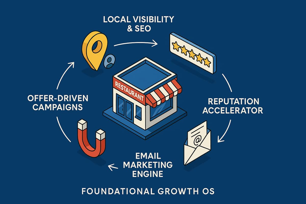 Restaurant Growth Foundation - Visual representation of our systematic approach