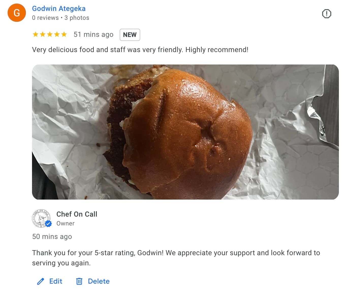 Aim to have a member of your team monitor and respond to online reviews promptly