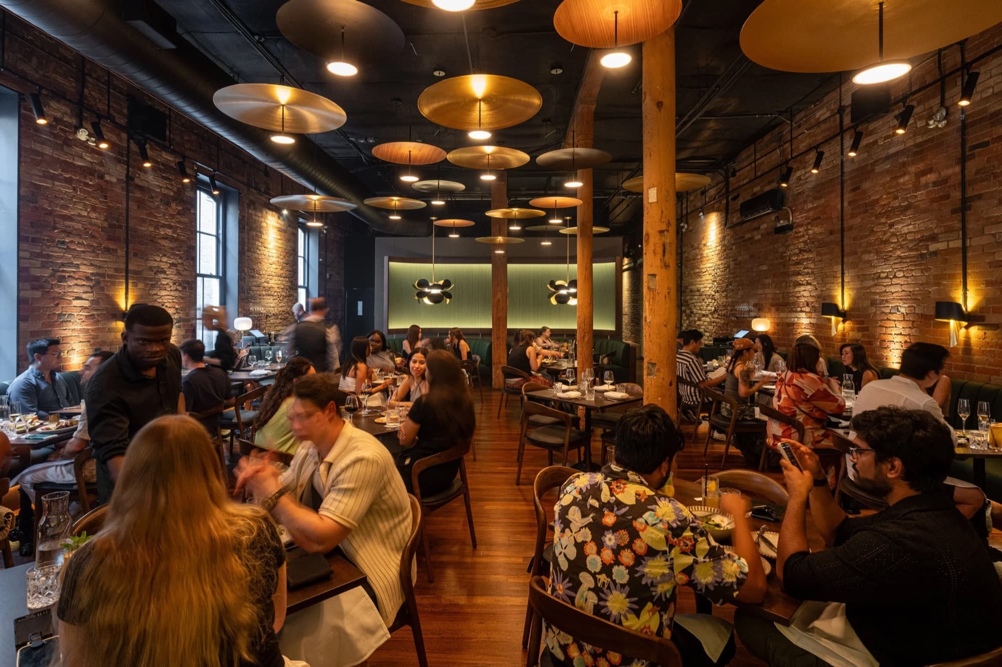 A full dining room at The Berczy Tavern